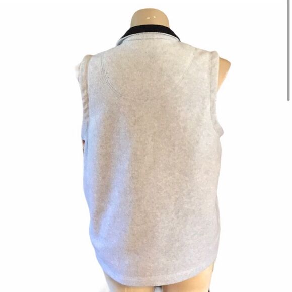 Carolyn Taylor 2X Zip Vest Grey & Black - Picture 2 of 5